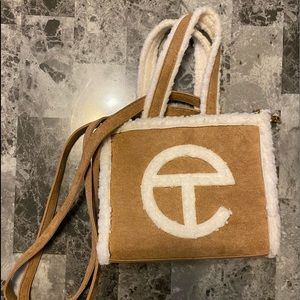 Telfar brown mini bag